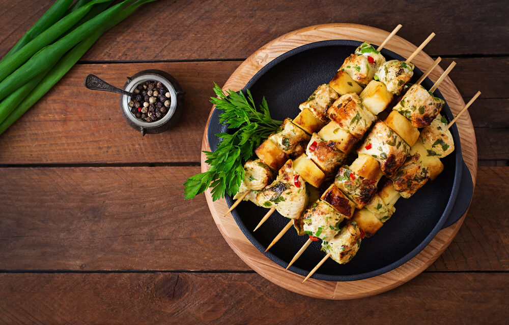 Paleo Chicken Skewers