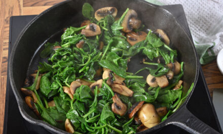 Paleo Spinach and Mushrooms